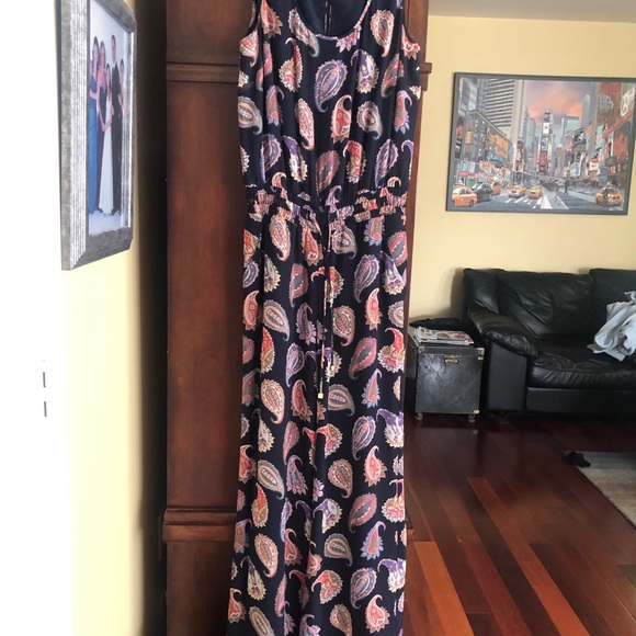 TORY BURCH sleeveless paisley jumpsuit - Picture 5 of 8